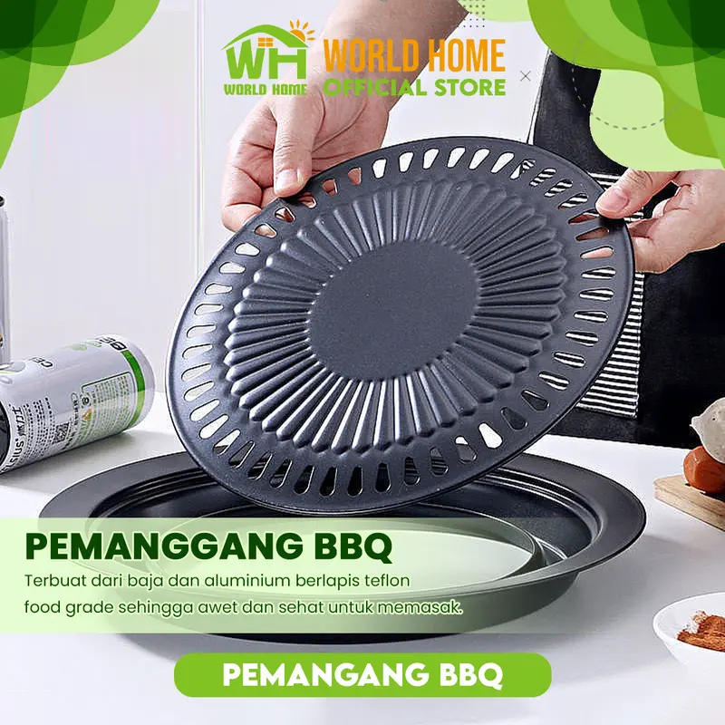 COD WORLDOME Alat Pemanggang Portable Serbaguna 32 cm 7