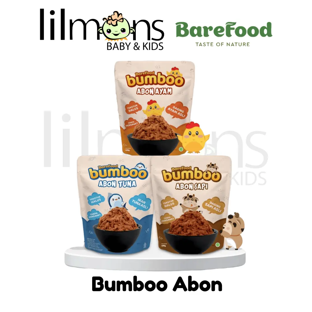 Barefood Bumboo Abon Ayam Sapi Tuna MPASI Anak No MSG Tanpa Pengawet | LILMONS