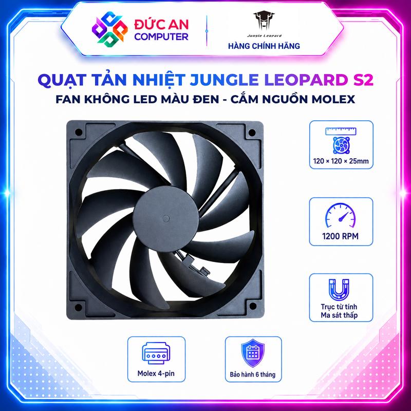 Quạt Tản Nhiệt Jungle Leopard S2 (Không Led)
