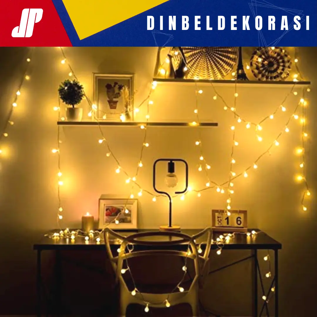 Lampu Tumblr 10M Colokan AC/CE plug Lampu Hias 10 Meter Natal Dekorasi Cafe Kamar anak hiasan