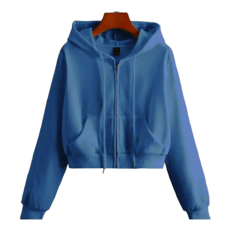 Attar Style Hoodie Zipper Crop Top Jaket Wanita Kekinian Baju Cewek Sweater Crewneck Bahan Fleece Lembut 240gr Tangan Panjang Tebal Basic Stylist Gold Oversize Red Topi Nyaman Keren Jumper 5