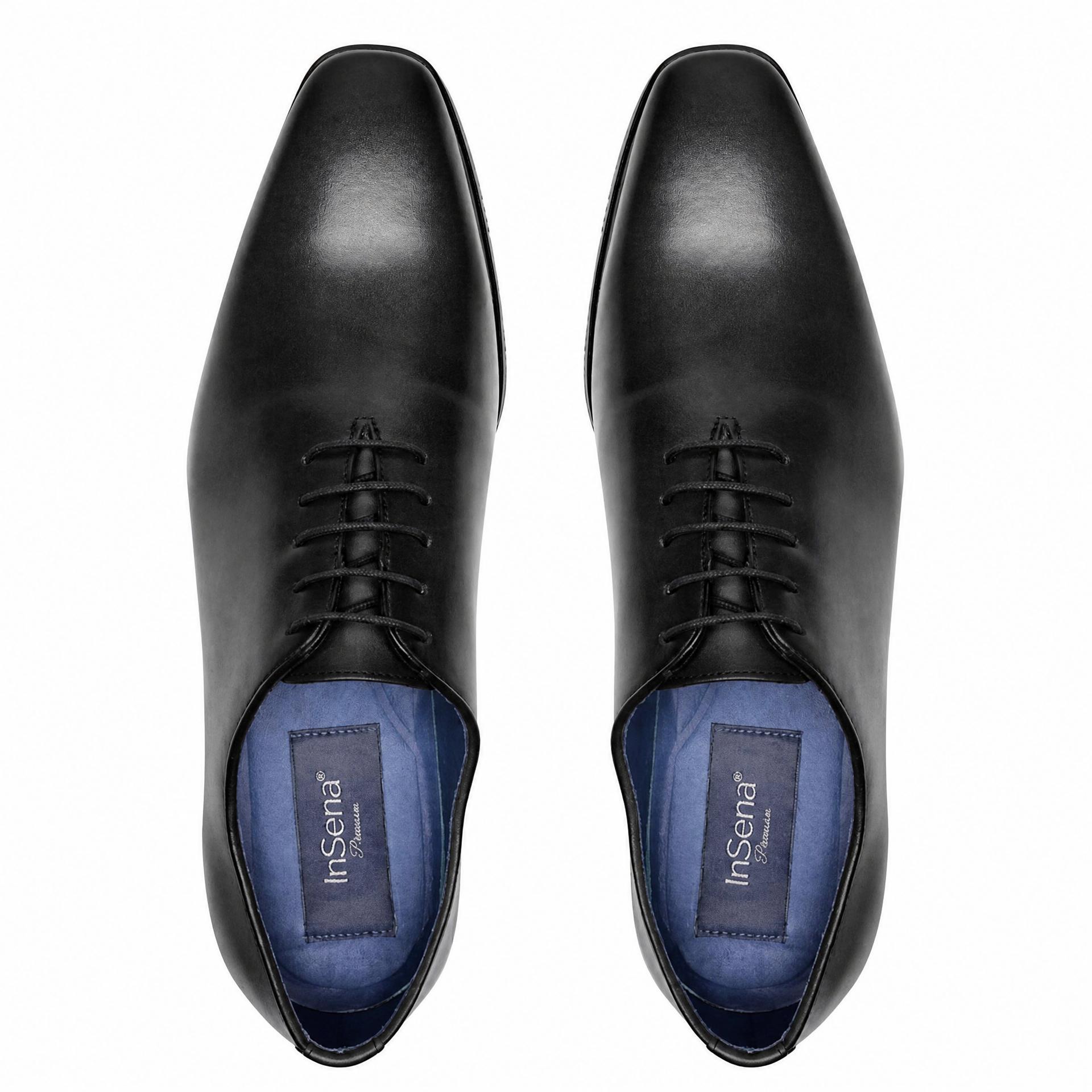 Sapato Masculino Oxford Wholecut Viena Preto - Ângulo 3