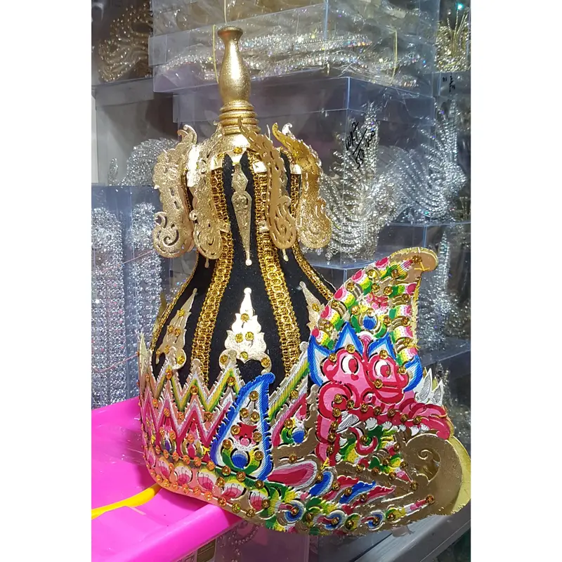 Irah - Irahan Wayang Orang Prabu Kresna - Mahkota Wayang Orang Prabu Kresna 3