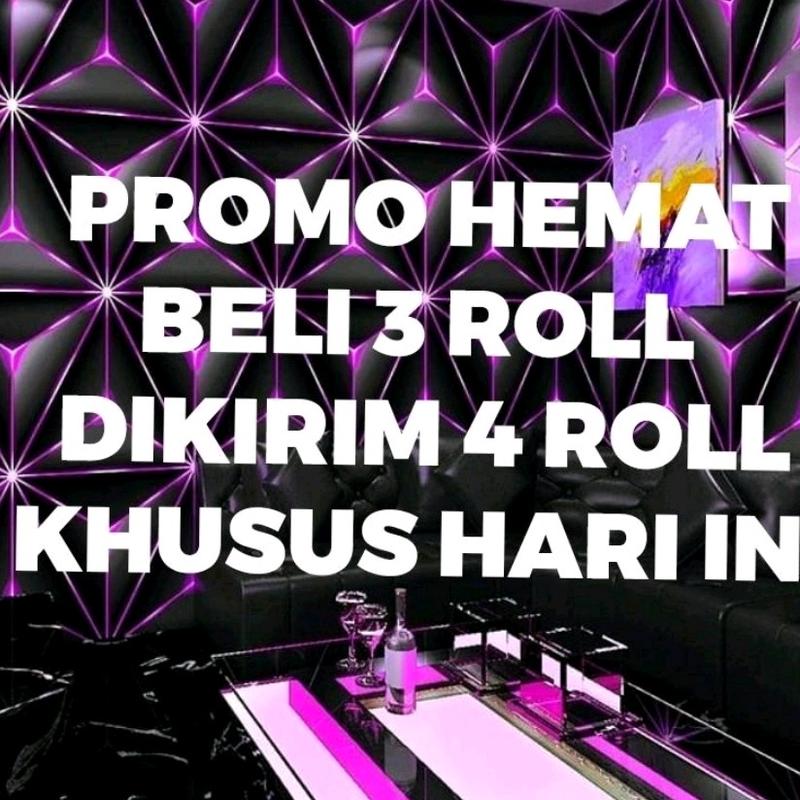 COD PROMO HEMAT BELI 3 DIKIRIM 4 ROL Wallpaper Dinding Kamar Tidur Motif Batu BATA  BATU ALAM BUNGA MAWAR ANGREK Batik Polos Bunga Embos Stiker Dinding Wallstiker Stiker Dinding murah 3d sudah ada perekatnya Kertas Pvc 0