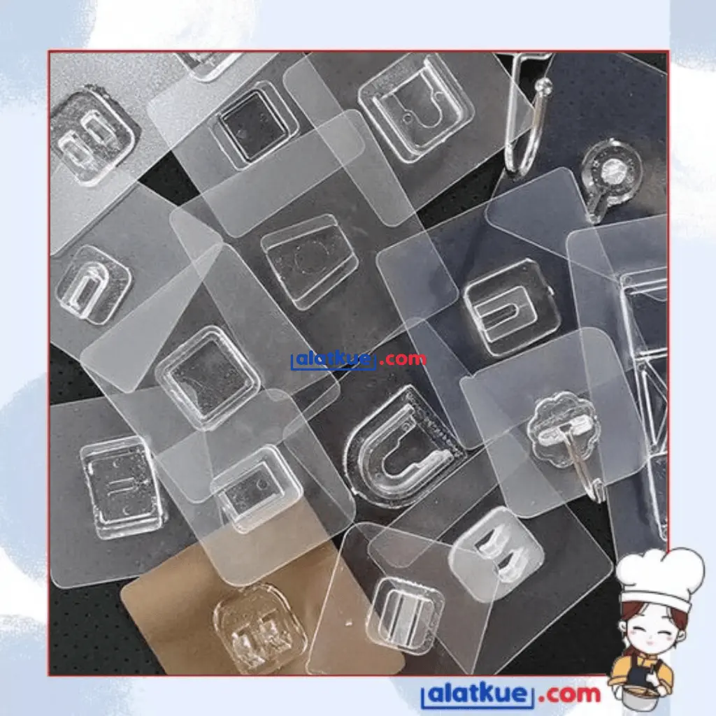 Gantungan Tempel Magic Hook Cadangan Stiker Lem Kuat Dinding Transparan Laci Pigura Jam Kamar Serbaguna Gantungan Tempel Magic Hook Cadangan Stiker Lem Kuat Dinding Transparan Laci Pigura Jam Kamar Serbaguna