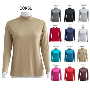 Manset Baju Kaos Lengan Panjang Wanita Premium