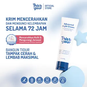 [BEST SELLER] This is Your - Advanced Night Cream 15g | Membantu Mengunci Kelembaban Wajah hingga 72 jam, Pencerah Wajah dan Memperbaiki Skin Barrier, Mengandung White Ten, Ceramide, Super Moisturizing Max dan Actibiome