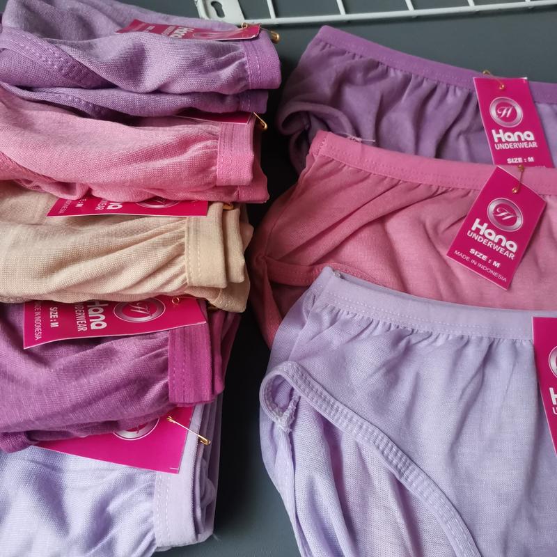 Celana Dalam Wanita Murah Berkualitas Isi 3 Pcs 6 Pcs Dan 1 Lusin Brand Lokal Hana Nyaman 6