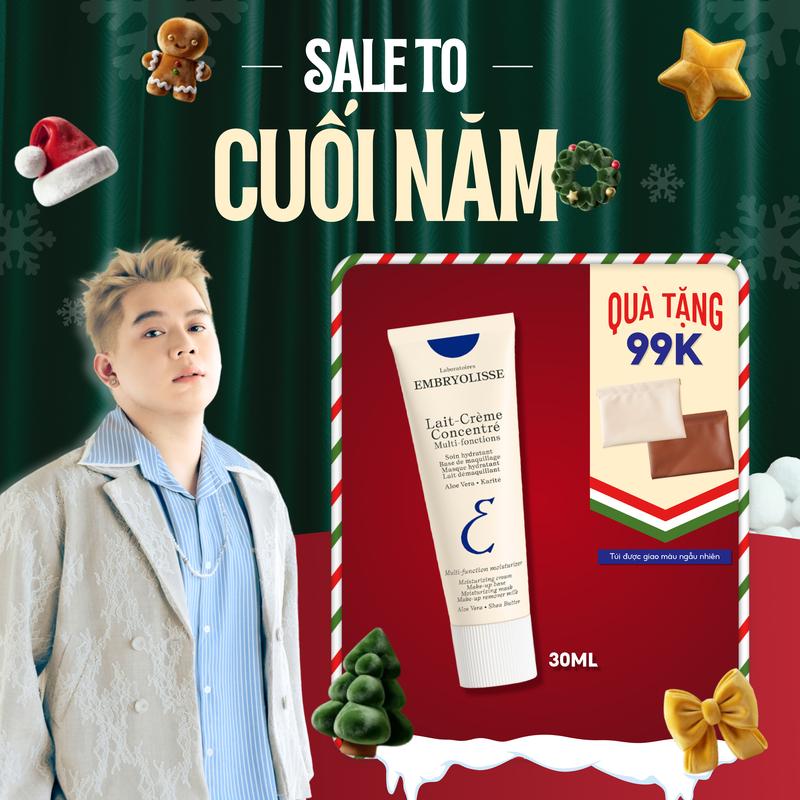 CFV Kem Dưỡng Ẩm Phục Hồi Embryolisse Lait Creme Concentre 30ml Dưỡng Ẩm Da Skincare Đa Năng 6in1