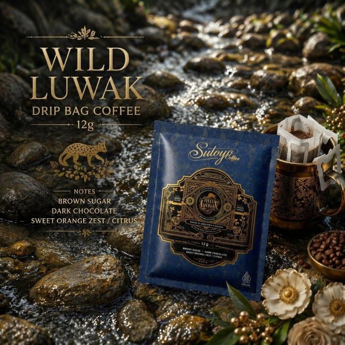 Gambar Drip Bag Coffee Filter - Wild Luwak Arabica Premium Coffee ( 12g ) Kopi Instant Filter Tanpa Ampas - By Sutoyo Coffee dari Sutoyo Coffee Official Store Kota Bandung Tokopedia