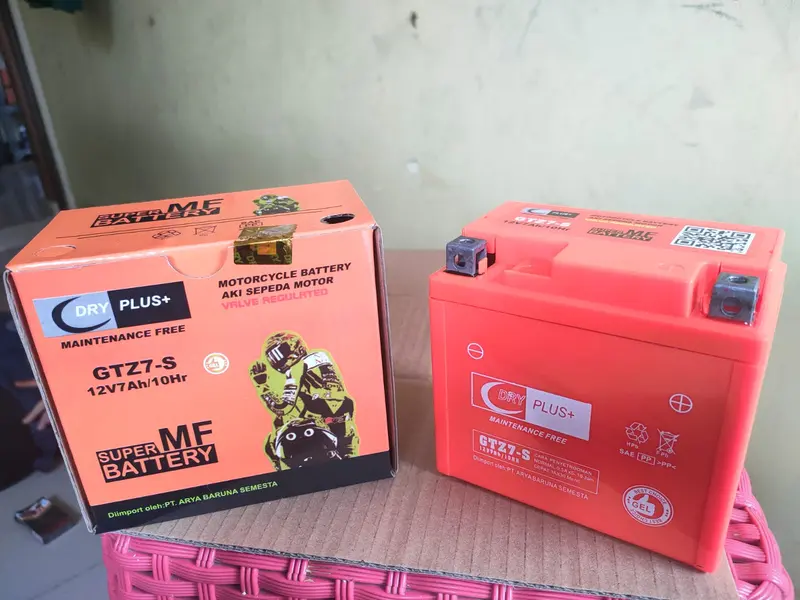 Aki Motor Vario Techno 125 CBS, Vario 150 New, Vario 125 Old GTZ7S DRY PLUS+ Alat Foto 3