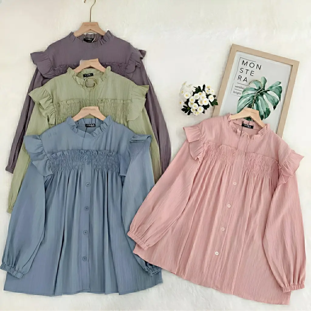 ATASAN WANITA REMAJA KEKINIAN BLOUSE TERBARU KOREAN STYLE