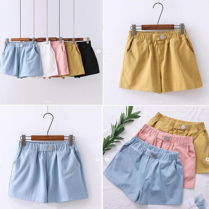 Gambar Celana Pendek BICHON PANTS Hot Pant Wanita Imut MOSCREPE Cewek Dewasa dari Toko Belanjaq Kab. Sidoarjo Tokopedia