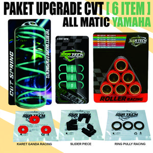 [ 6 ITEM ] PAKET UPGARDE CVT ALL YAMAHA MATIC PAKET CVT UPGRADE CVT PAKET HARIAN AKSELERASI GERUNG TOP SPEED Motor Motorcycle Racing