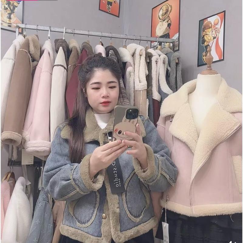  Áo Khoác Bò Lót Lông Mềm Mại Hàng QC. Mã 8829 Jacket 