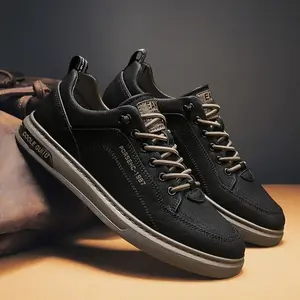 Sepatu Sneakers Sano Warna Hitam Casual Style Shoes Pria Wanita Snekers Black Sneakers Kasual