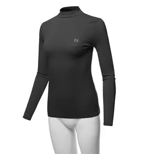 HIGHWAY Baju Baselayer Wanita Manset Cewe Tangan Panjang Thermal Kompresi Anti UV Olahraga Sport Sport