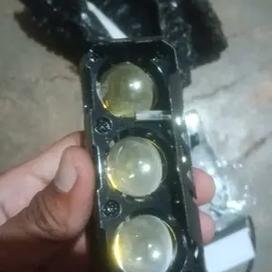 LAMPU TEMBAK LASER/LAMPU TEMBAK MINI 3 Mata/TANPA KIPAS/SUPER BRIGHT HI LO 35 WATT LAMPU TEMBAK MOTOR MOBIL/FOGLAMP 3 MATA/Super Terang Full Aluminium Putih Kuning/Full Alumunium Premium Car
