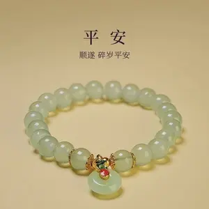 [Deal trên live] Vòng tay charm chữ phúc thu hút may mắn tài lộc