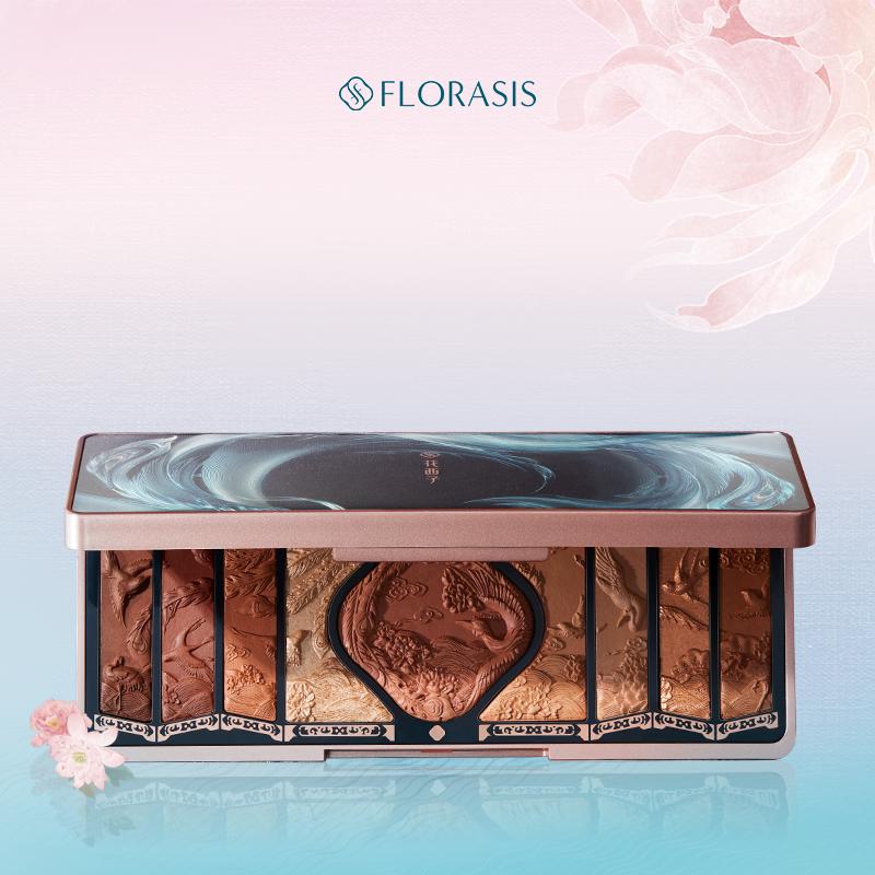 Hoa Tây Tử Bảng Phấn Mắt 9 Màu Hoa Mẫu Đơn Và Mặt Trăng Trang Điểm Chuyên Nghiệp Florasis