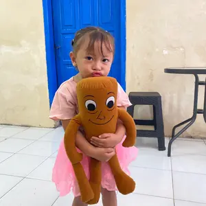 Boneka Anomali Viral Tung Tung Tung Sahur Minion Ukuran 50cm Bahan Velboa Lembut High Quality BerSNI Dolls Toys