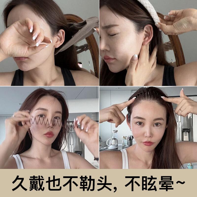 Lược Nhựa Co Giãn Toàn Bộ Hình Tròn Linh Hoạt, Răng, Băng Đô, Vòng Tóc, Kẹp Tóc, Băng Đô Rửa Mặt, Phụ Kiện Tóc Cố Định 5