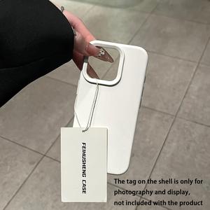 Nueva funda de silicona líquida de color sólido simple y de alta gama para Apple 16ProMax, funda protectora anticaída suave para iPhone13, paquete completo 14, nueva 12Pro, 15Promax