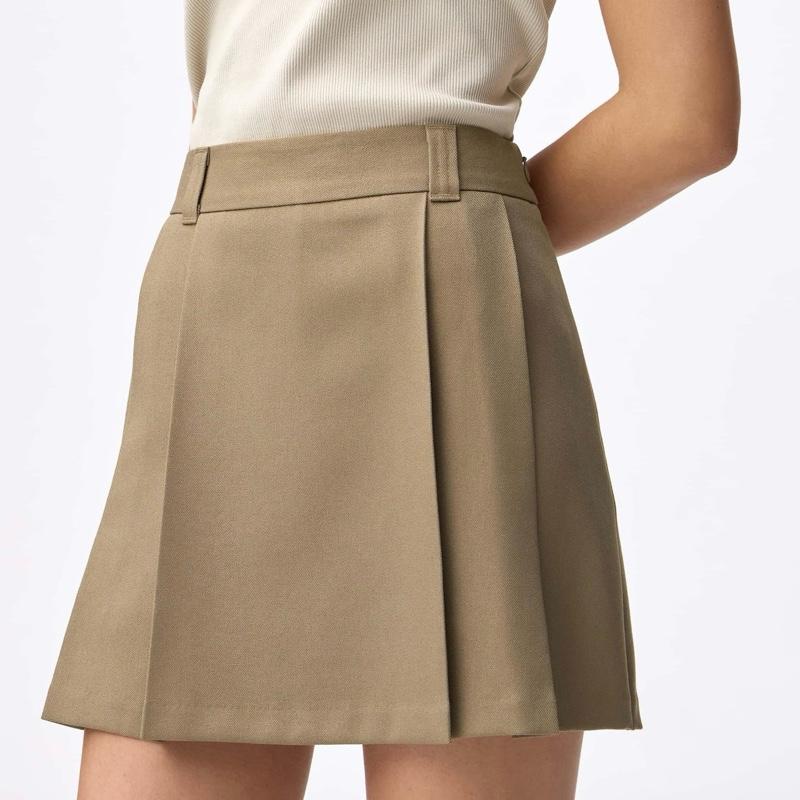 Chân váy xếp ly gu japan có lót quần vải chống nhăn