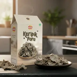 Gacoku Keripik Paru Gacoku Dijamin Renyah Gurih Tahan Lama Tidak Berminyak Snack Lezat dan Sehat Food Cemilan Makanan Kripik Crispy