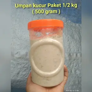 Umpan kucur paket 1/2 kg umpan mancing umpan spesial ikan baung senggal lais bawal senggal dll umpan kucur umpan pancing