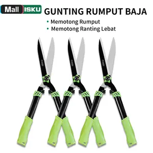 ISKU Gunting Rumput Taman Gunting tanaman gunting pangkas daun rumput dahan ranting