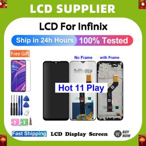 For  Infinix Hot 10Play(X688)/Hot 11Play/Pova Neo(Le6)/Spark 7 Plus/P37 Pro (P681L)/Vision 2+/Vision 2 Plus Lcd Phone Touch Screen Replacement With Frame.
