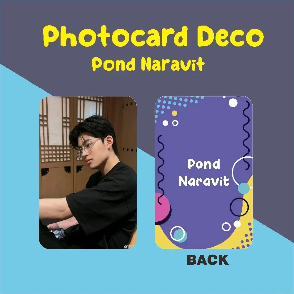 photocard deco pond naravit laminasi glossy