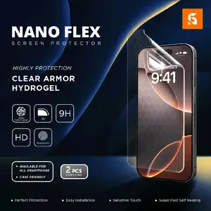 GSOL Nano Flex Clear Armor [WAJIB TULIS TIPE HP DI CATATAN] Screen Protector semua tipe Handphone anti gores hydrogel - BUKAN TEMPERED GLASS Buy 1 Get 1 dapat 2 pcs anti gores Layar