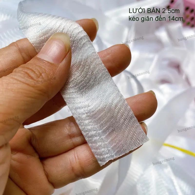 10 mét túi lưới đựng phân tan chậm, phân dê, bọc các loại hoa, bọc cố định nhiều loại sản phẩm bản 1cm , 2cm 5