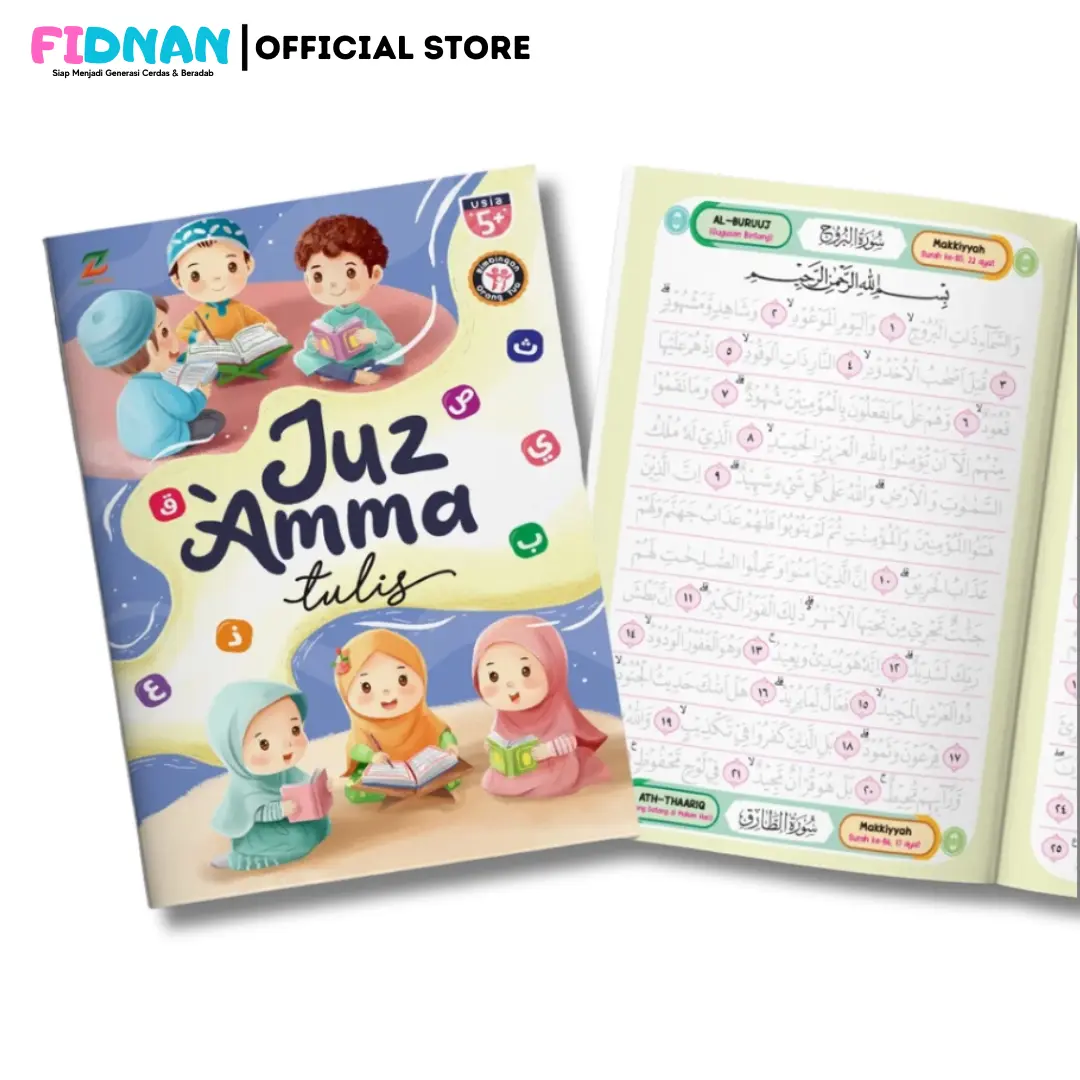 Juz Amma Tulis - Buku Belajar Menulis Juz Amma - Juz 30 Tulis