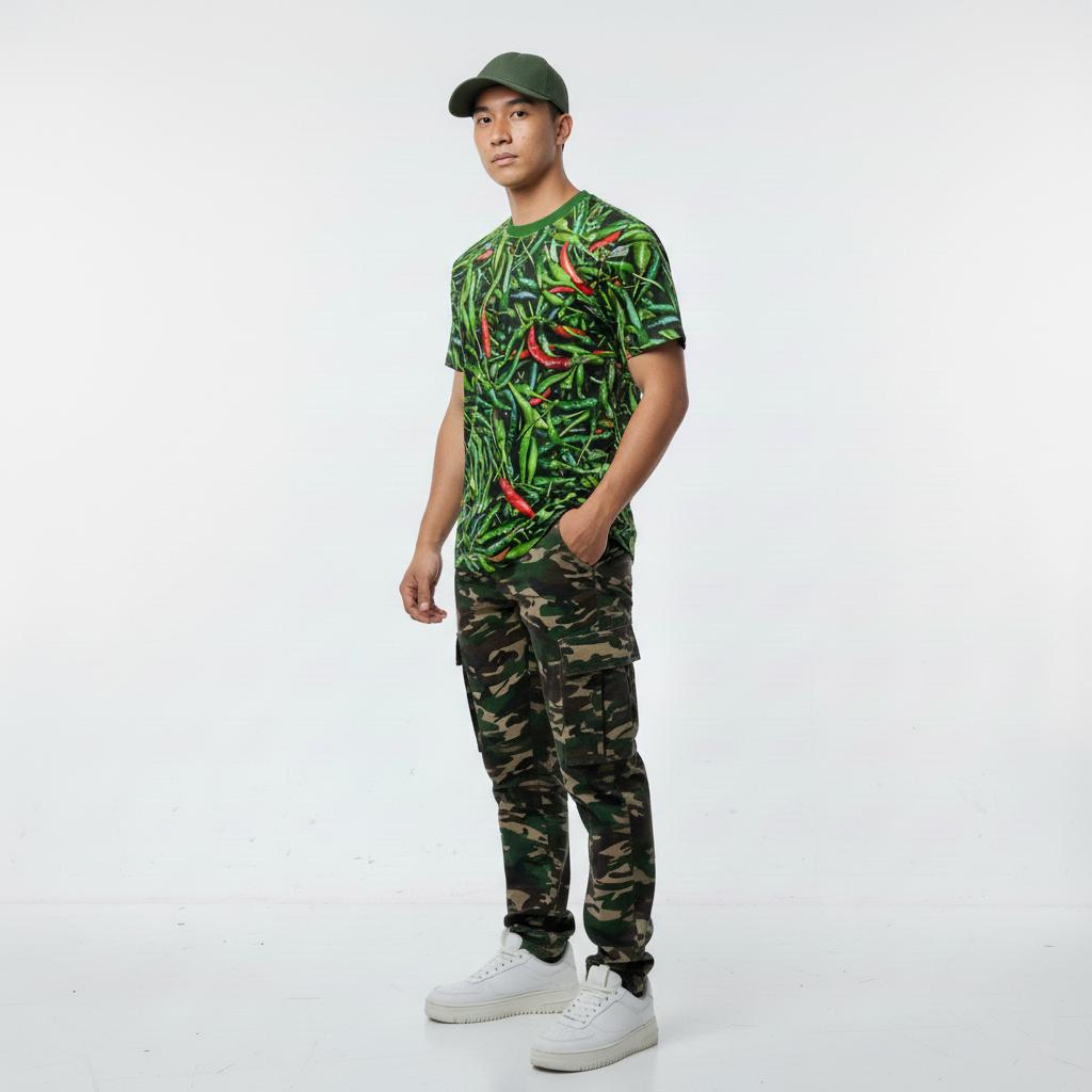 kaos cabe ijo kaos cabe rawit jersey cabe hijau kaos sayuran kaos unik kaos sayur balap kaos printing 3d motif sayur kaos fullprint kaos pria wanita kaos distro kaos murah Fit Polyester