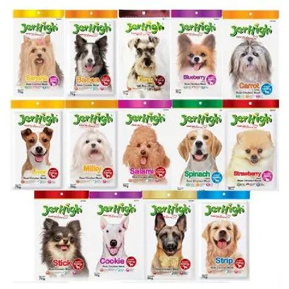 JERHIGH DOG TREATS 50G-100G - Assorted Flavours