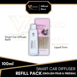 VANZO Smart Car Diffuser Refill Pack (English Pear & Freesia) 100ml