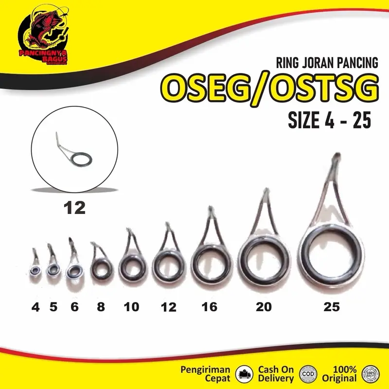 Ring Guide Pancing Oseg Ostsg Kolong Pancing Sudah Keramik Ukur 4-25 Murah !! Eceran 4