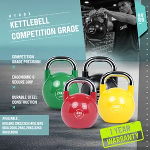 SVRG Kettlebell Competition Grade - Kettle Bell - Dumbbell - Dumbbell