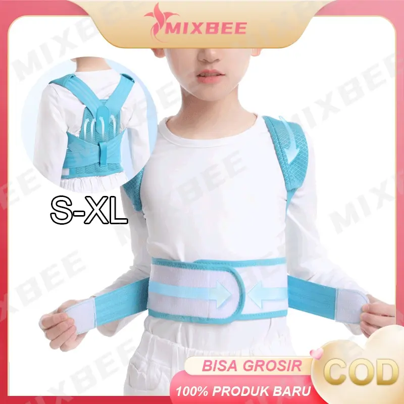 New Korset Penyangga Punggung Anak Dewasa Korset Therapy Punggung Styeles Back Posture Corrector sabuk koreksi postur duduk