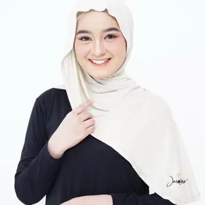 Pashmina oval | Mina square curve bahan Cotton Rayon