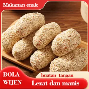 Kue Wijen Buatan Tangan Original Renyah Lezat Cocok Orang Tua Anak Tanpa Bahan Tambahan 1kg  Food