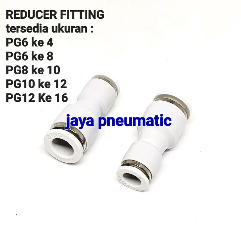 PG6-4/PG6-8/PG10-8/PG10-12/PG12-16 STNC FITTING NEPEL CONNECTOR REDUCER SAMBUNGAN SELANG 0