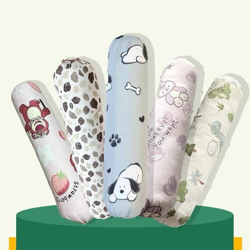 Ruột Gối Ôm Cotton Hoạ Tiết , Gối Ôm Hình Thú 35x100cm