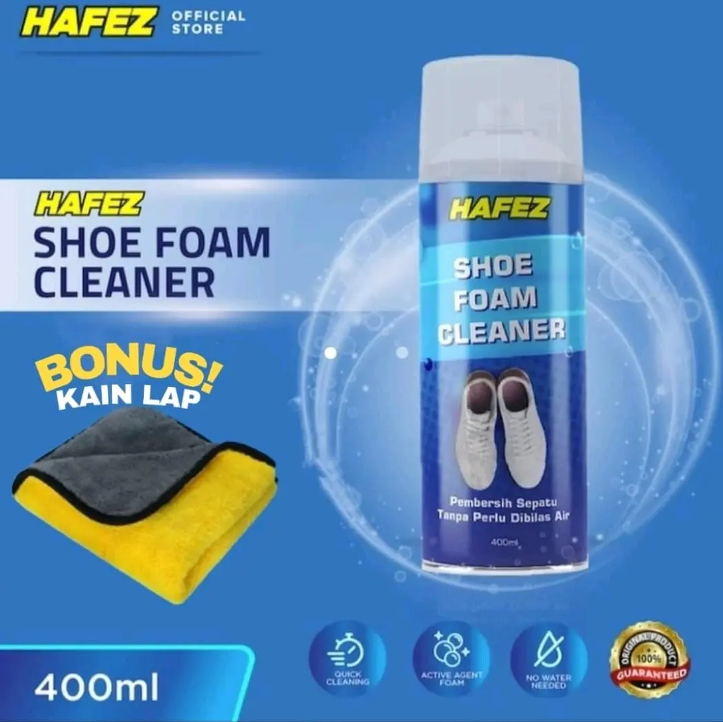 Hafez Shoes Foam Cleanser - Pembersih Sepatu 400ml Original Cleaner