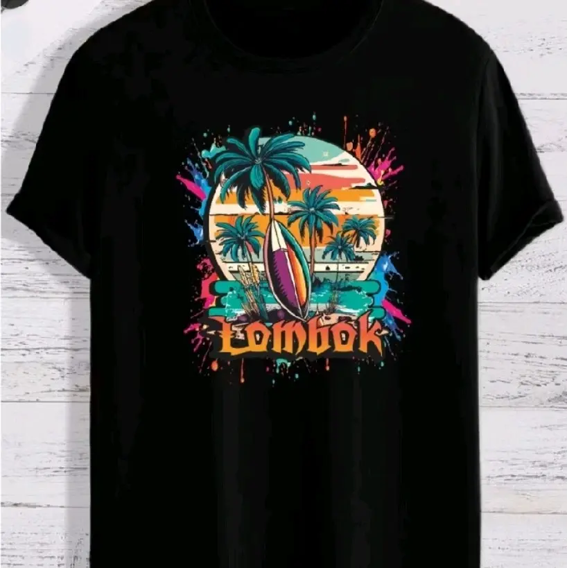 Kaos Distro Oleh Oleh Lombok Surfing Sport