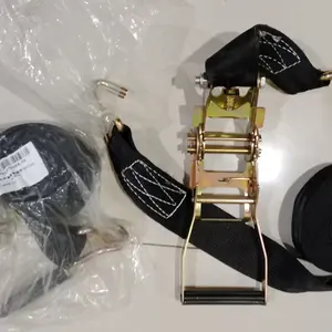 Rachet Tie Down 4-10 Meter 10 TON Webbing Cargo Lashing Belt Trackbelt Tali Ikat Sabuk Truk tali webbing 5CM*10METER