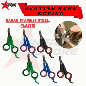 Gunting Kuku Kucing Anjing Stainless Steel Mudah Digunakan BINTANGSTORE
